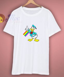 Donald Duck Pride Flag Shirt
