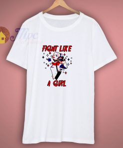 Fight Like a Girl Gang Squad Harley Quinn T Shirt
