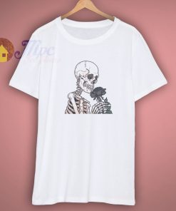 For Sale Rose Skeleton Romantic Shirt