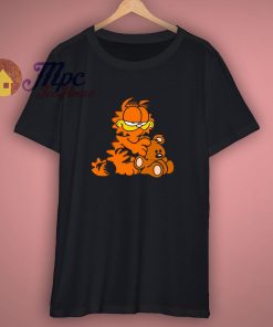 Garfield The Cat Cartoon Graphic T Shirt