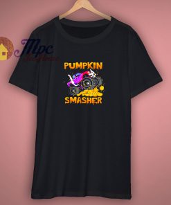 Halloween Monster Truck Pumpkin Smasher Party Funny Shirt