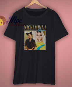 Nicki Minaj 90s Vintage Black Shirt