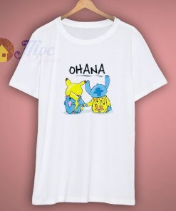 Ohana Pikachu Stitch Shirt