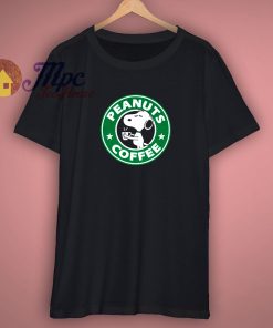 Peanuts Coffee Logo T Shirt