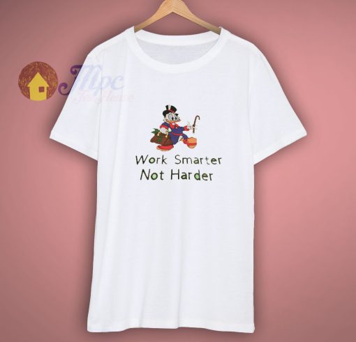 Scrooge McDuck Work Smarter Not Harder Disney Or Youth Shirt