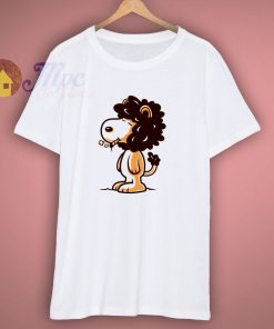 Snoopy Lion Funny T Shirt