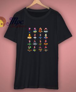Super Mario Evolution Of A Plumber Shirt