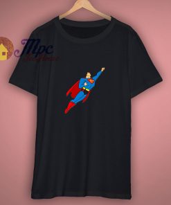 Superman In Flight Art Shirt On Sale