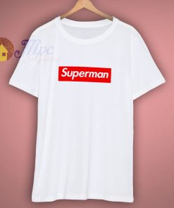Superman White Designer Inspired Shirt