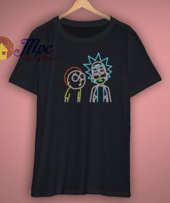 The Neon Rick And Morty Shirt