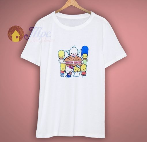 The Simpsons x Hello Kitty Krusty Burger Shirt
