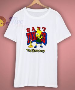 Vintage 90s Bart Simpson Yankess The Simpsons Cartoon Shirt
