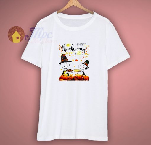 Vintage Cartoon Characters Charlie Brown Thanksgiving T Shirt