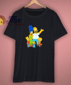 Vintage The Simpsons Family Women Shirt