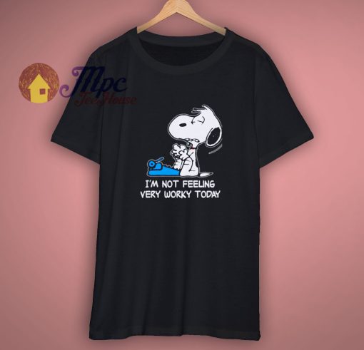 The Working Tomorrow Snoopy Quotes Shirt