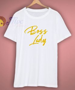 Boss Lady Gold Adult T Shirt