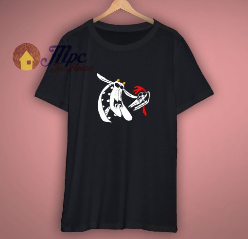 Cow And Chicken Skulls T Shirt