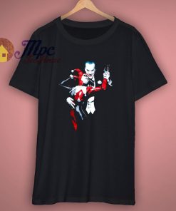 DC Comics Mens Joker Harley Quinn Graphic Batman Licensed T Shirt