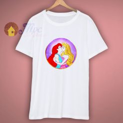 Disney Princess Ariel Little Mermaid Kiss T Shirt