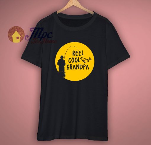 Fishing Gift Reel Cool Grandpa T-Shirt