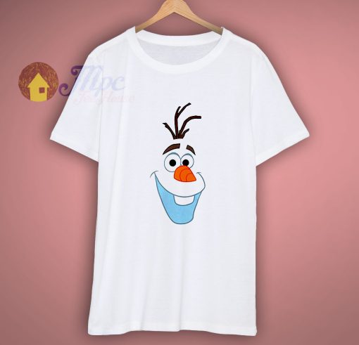 Frozen Big Olaf Face Smiling T shirt