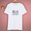 HELLO FROM THE OTHER SIDE T SHIRT TOP TEE ALBUM ADELE MUSIC