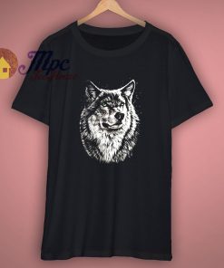 Herren Rundhals T Shirt Kurzarm 3D Wolf