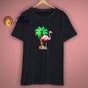 Holiday Flamingo Santa Gift T Shirt