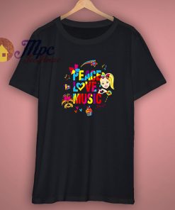 JoJo Siwa Peace Love Music Rainbow Sticker Premium T Shirt