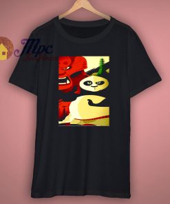 Kungfu Panda Illustration Custom T Shirt