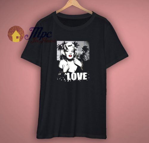 Marilyn Monroe Hollywood Inspired Urban Street Pop Graphic Art Printed Urban T Shirt