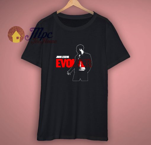 New John Legend Evolver Soul Pop Music Singer Black T Shirt