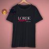 New Lorde World Tour 2018 Pop Music SInger Mens Black T Shirt