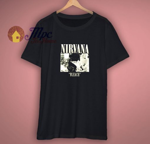 Nirvana T Shirt Bleach Kurt Kobain Rock Band
