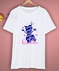 Olaf Shirt Frozen Personalized Tee Snowman Melting