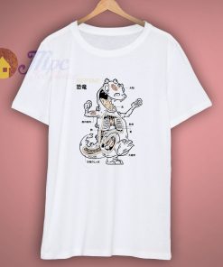 Reptar Anatomy Rugrats T Shirt Nickelodeon Cartoon