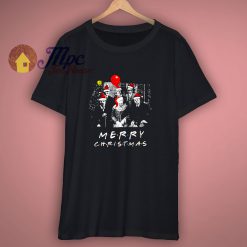 Santa Horror Characters Merry Christmas T Shirt