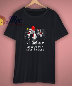 Santa Horror Characters Merry Christmas T Shirt