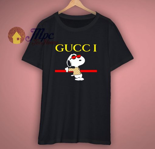 Snoopy Gucci Parody T Shirt
