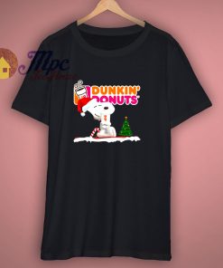 Snoopy drink dunkin’ donuts Christmas shirt