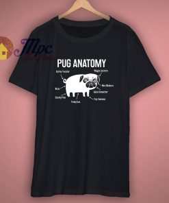 The Pug Anatomy Pug Tshirt