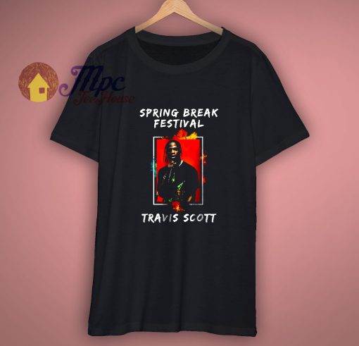 Travis Scott Spring Break Festival T Shirt