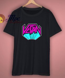 VEGAN METAL SHIRT Vegan Power Co Logo T Shirt