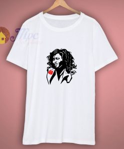 Whitney Houston Portrait Silhouette New T Shirt