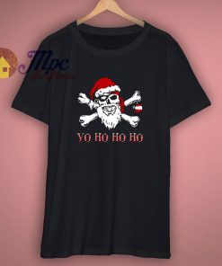 Yo Ho Ho Ho Shirt Christmas Funny Holiday Party Pirate Tshirt