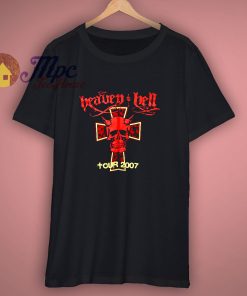 Heaven n Hell Medium UK Concert Tour T Shirt