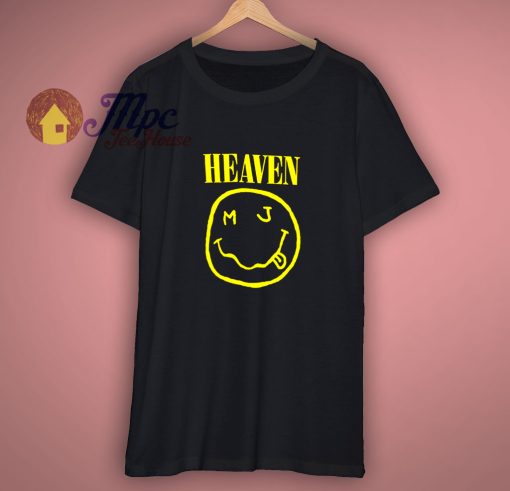 Heaven printed cotton jersey T shirt