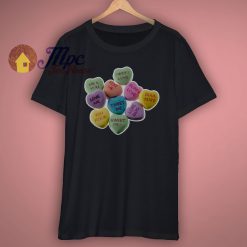 Candy Hearts Valentine T Shirt