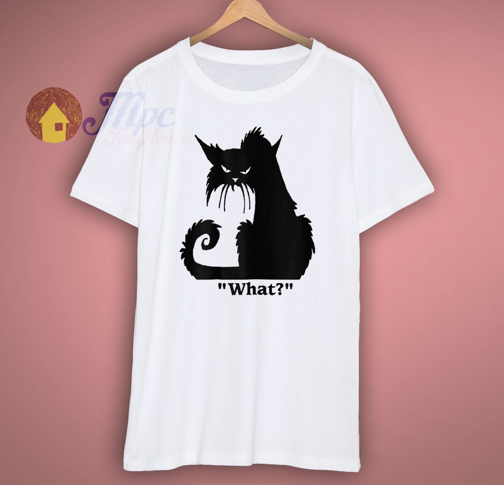 Cat What Funny T Shirt on sale - mpcteehouse.com