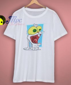Cute Cartoon Rabbit White T Shirt